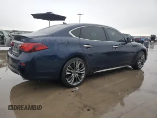 2018 Infiniti Q70 Luxe z VIN JN1BY1PP9JM330548, wystawiony jako Copart lot #53406435 z przebiegiem 73 985 mil mil oraz Czysty tytuł • Clean title. Historia ofert i sprzedaży dostępna na DreamBid. Obrazek 3.