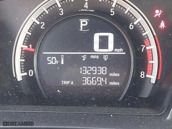 2017 Honda Civic Sedan LX with VIN 2HGFC2F53HH517527, listed as a IAAI auction lot 41907518 with 132,938 mi miles. Bid and sale history available at carsss.com. Image 15.