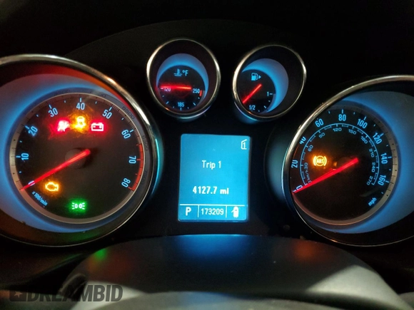 2011 Buick Regal CXL Turbo TO3 with VIN W04GX5GV9B1046751, listed as a Copart auction lot 70621434 with 173,209 mi miles and Salvage Title. Bid and sale history available at carsss.com. Image 9.