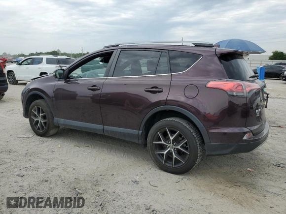 2018 Toyota RAV4 SE with VIN 2T3NFREV8JW444933, listed as a Copart auction lot 55832085 with 75,445 mi miles and Salvage title. Bid and sale history available at DreamBid. Image 2.