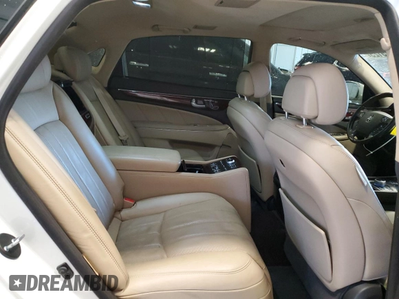 2011 Hyundai Equus Signature with VIN KMHGH4JF5BU041779, listed as a Copart auction lot 42225125 with 100,403 mi miles and Salvage title. Bid and sale history available at DreamBid. Image 10.