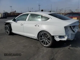 2023 Audi A5 Sportback S line Premium z VIN WAUDACF5XPA046455, wystawiony jako Copart lot #75923694 z przebiegiem 13 480 mil mil oraz Szkoda całkowita • Salvage title. Historia ofert i sprzedaży dostępna na DreamBid. Obrazek 2.