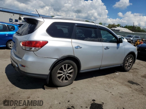 2014 Nissan Pathfinder SL z VIN 5N1AR2MM1EC634065, wystawiony jako Copart lot #55910445 z przebiegiem 139 671 mil mil oraz Czysty tytuł • Clean title. Historia ofert i sprzedaży dostępna na DreamBid. Obrazek 3.