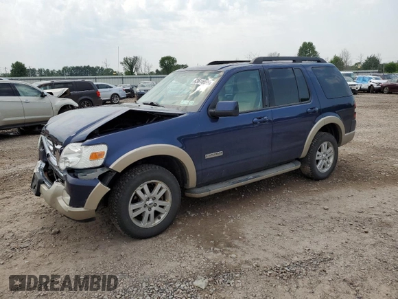 2008 Ford Explorer Eddie Bauer z VIN 1FMEU74E78UA13806, wystawiony jako Copart lot #63615595 z przebiegiem 233 963 mil mil oraz Szkoda całkowita • Salvage title. Historia ofert i sprzedaży dostępna na DreamBid. Obrazek 1.