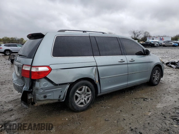 2007 Honda Odyssey EX-L with VIN 5FNRL38607B011150, listed as a Copart auction lot 51811195 with 218,189 mi miles and Salvage Title. Bid and sale history available at carsss.com. Image 3.