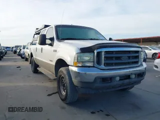 2004 Ford Super Duty F-250 XL with VIN 1FTNW21P54EB08506, listed as a IAAI auction lot 41734566 with 314,643 mi miles. Bid and sale history available at carsss.com. Image 1.