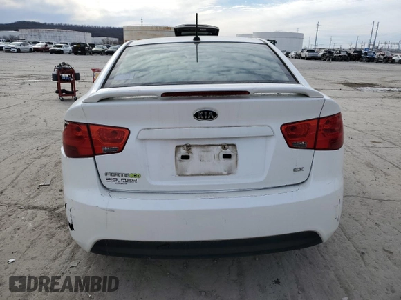 2012 Kia Forte EX with VIN KNAFU4A23C5637085, listed as a Copart auction lot 46808705 with 284,039 mi miles and Salvage Title. Bid and sale history available at carsss.com. Image 6.