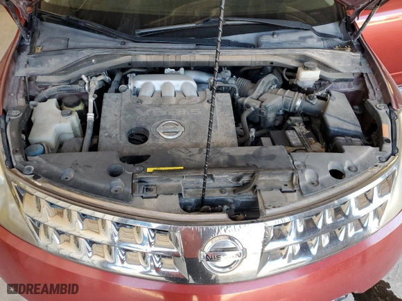 2006 Nissan Murano S with VIN JN8AZ08T26W427683, listed as a Copart auction lot 70979874 with 186,761 mi miles and Clean Title. Bid and sale history available at carsss.com. Image 12.