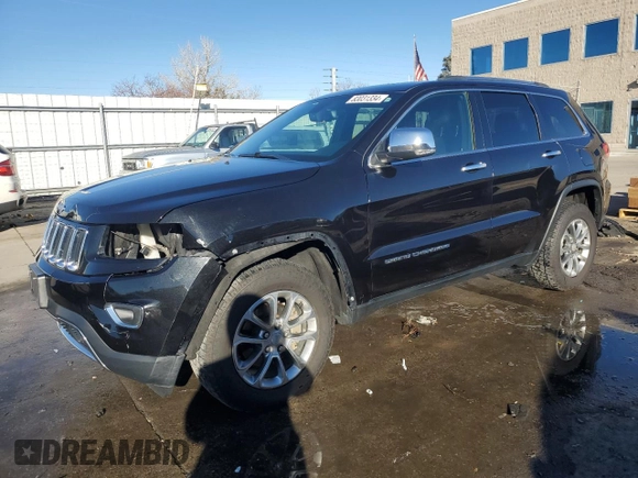 2015 Jeep Grand Cherokee Limited with VIN 1C4RJFBGXFC785555, listed as a Copart auction lot 83031334 with 94,289 mi miles and Salvage Title. Bid and sale history available at carsss.com. Image 1.
