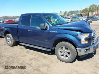 2015 Ford F-150 XLT with VIN 1FTEX1EP3FFC21546, listed as a IAAI auction lot 41879236 with 126,812 mi miles. Bid and sale history available at carsss.com. Image 1.