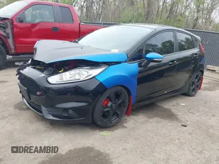 2016 Ford Fiesta ST with VIN 3FADP4GX0GM126881, listed as a IAAI auction lot 41968895 with 93,847 mi miles. Bid and sale history available at carsss.com. Image 2.