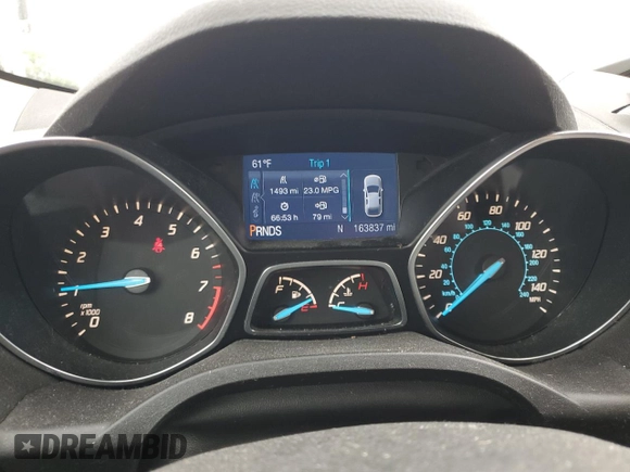 2013 Ford Escape SE with VIN 1FMCU0GX4DUC78270, listed as a Copart auction lot 58935755 with 163,837 mi miles and Salvage title. Bid and sale history available at DreamBid. Image 9.