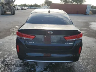 2017 Kia Optima EX with VIN KNAGU4LEXH5009690, listed as a Copart auction lot 53717905 with 138,533 mi miles and Salvage title. Bid and sale history available at DreamBid. Image 6.