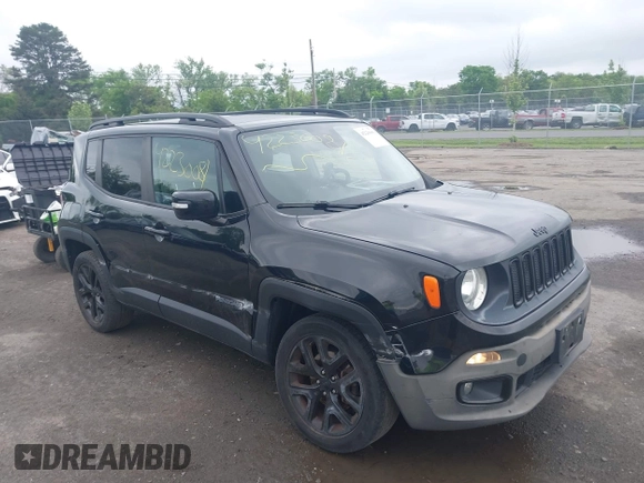 2017 Jeep Renegade Latitude z VIN ZACCJBBB7HPF22652, wystawiony jako IAAI lot #42230081 z przebiegiem 108 696 mil mil oraz . Historia ofert i sprzedaży dostępna na DreamBid. Obrazek 1.