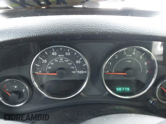 2014 Jeep Wrangler Sport with VIN 1C4AJWAG5EL285994, listed as a IAAI auction lot 41558673 with 98,779 mi miles and . Bid and sale history available at DreamBid. Image 7.