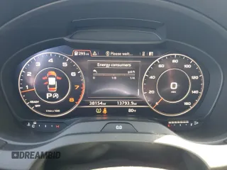 2017 Audi A3 Sedan Premium Plus with VIN WAUJ8GFF2H1029262, listed as a Copart auction lot 46554405 with 38,154 mi miles and Salvage Title. Bid and sale history available at carsss.com. Image 9.