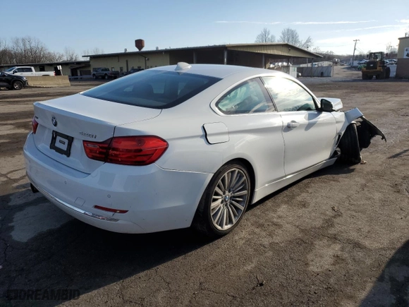 2014 BMW 4 Series 428i xDrive with VIN WBA3N9C57EK244604, listed as a Copart auction lot 85450284 with 160,989 mi miles and Salvage Title. Bid and sale history available at carsss.com. Image 3.