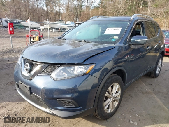 2015 Nissan Rogue S with VIN 5N1AT2MV9FC917132, listed as a IAAI auction lot 41768468 with 110,797 mi miles. Bid and sale history available at carsss.com. Image 17.