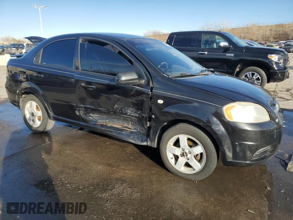 2007 Chevrolet Aveo LT z VIN KL1TG56667B050294, wystawiony jako Copart lot #47839165 z przebiegiem 180 521 mil mil oraz Szkody całkowita. Historia ofert i sprzedaży dostępna na DreamBid. Obrazek 4.