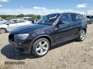 2017 BMW X3 xDrive28i with VIN 5UXWX9C5XH0T01872, listed as a Copart auction lot 53556375 with 142,480 mi miles and Salvage Title. Bid and sale history available at DreamBid. Image 1.