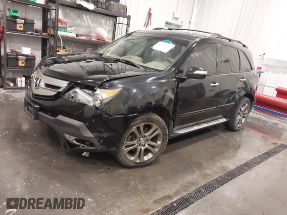 2008 Acura MDX Tech Pkg with VIN 2HNYD28338H524780, listed as a IAAI auction lot 41634455 with 175,749 mi miles. Bid and sale history available at carsss.com. Image 17.