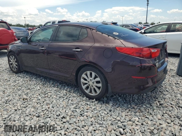 2015 Kia Optima EX with VIN 5XXGN4A71FG409750, listed as a Copart auction lot 64105865 with 313,992 mi miles and Salvage title. Bid and sale history available at DreamBid. Image 2.