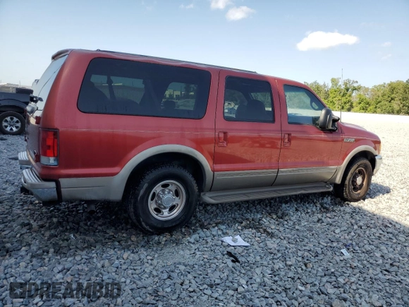 2001 Ford Excursion Limited z VIN 1FMNU42S61EB75207, wystawiony jako Copart lot #54354315 z przebiegiem 187 911 mil mil oraz Szkoda całkowita • Salvage title. Historia ofert i sprzedaży dostępna na DreamBid. Obrazek 3.