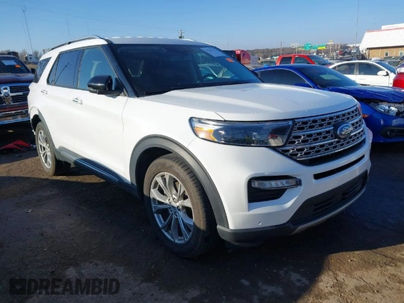 2023 Ford Explorer Limited with VIN 1FMSK7FH8PGA07722, listed as a IAAI auction lot 41247676 with 30,907 mi miles. Bid and sale history available at carsss.com. Image 1.