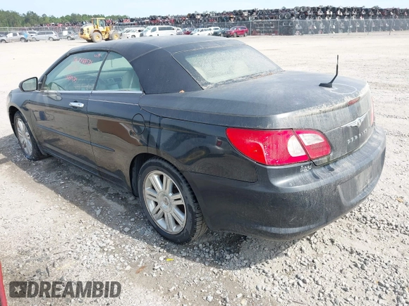 2008 Chrysler Sebring Limited with VIN 1C3LC65M18N197394, listed as a IAAI auction lot 41956344 with Not Provided miles. Bid and sale history available at carsss.com. Image 3.