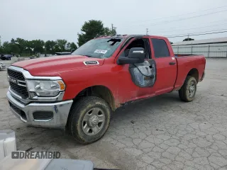 2024 Ram 2500 Tradesman z VIN 3C6UR5CJ3RG154565, wystawiony jako Copart lot #64060144 z przebiegiem Nie podano mil oraz Szkody całkowita. Historia ofert i sprzedaży dostępna na DreamBid. Obrazek 1.