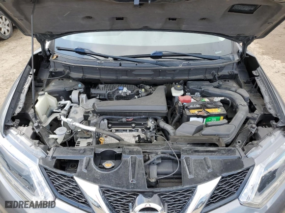 2016 Nissan Rogue SV with VIN 5N1AT2MV1GC842640, listed as a Copart auction lot 51105435 with 83,772 mi miles and Salvage Title. Bid and sale history available at carsss.com. Image 12.