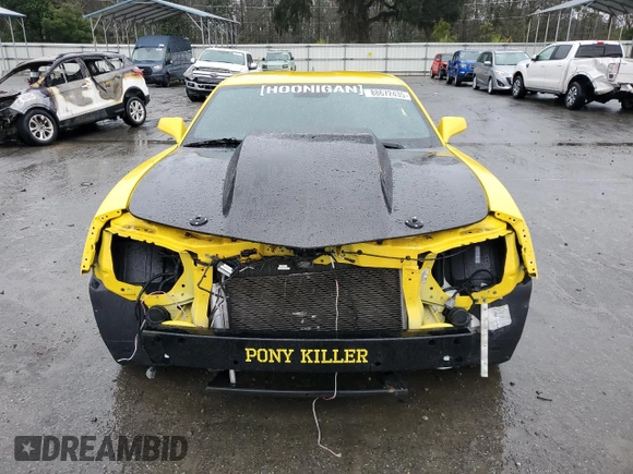 2011 Chevrolet Camaro 2SS with VIN 2G1FT1EW7B9102482, listed as a Copart auction lot 88672435 with 71,285 mi miles and Salvage Title. Bid and sale history available at DreamBid. Image 5.