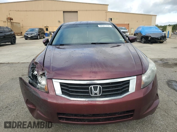 2009 Honda Accord LX-P with VIN 1HGCP26469A170113, listed as a Copart auction lot 50521755 with 113,206 mi miles and Salvage Title. Bid and sale history available at DreamBid. Image 5.