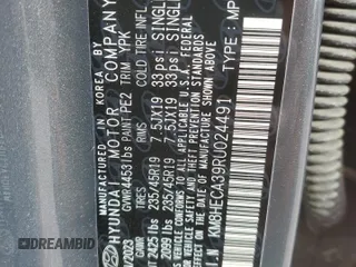 2024 Hyundai Kona Limited with VIN KM8HECA39RU024491, listed as a Copart auction lot 75445174 with 5,475 mi miles and Salvage Title. Bid and sale history available at carsss.com. Image 14.