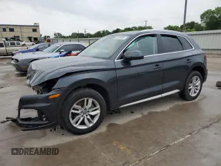 2020 Audi Q5 Premium with VIN WA1ANAFY8L2053198, listed as a Copart auction lot 55269495 with Not provided miles and Salvage title. Bid and sale history available at DreamBid. Image 1.