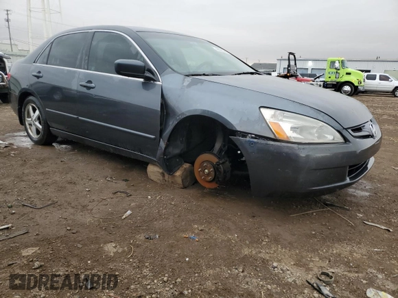 2005 Honda Accord EX with VIN 1HGCM56705A036325, listed as a Copart auction lot 49598345 with 227,086 mi miles and Salvage Title. Bid and sale history available at DreamBid. Image 4.