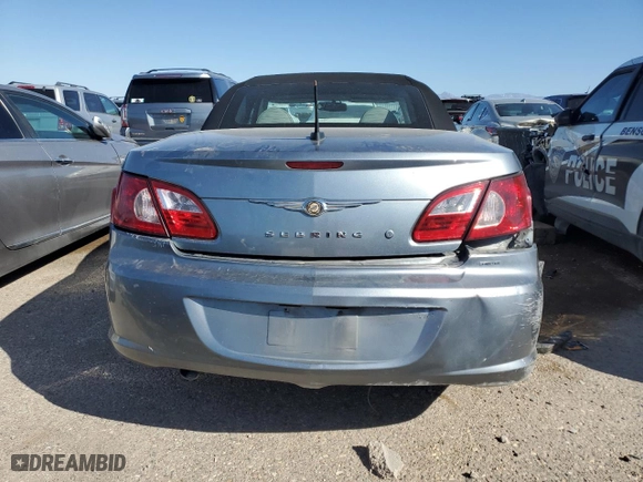 2008 Chrysler Sebring Limited with VIN 1C3LC65MX8N635006, listed as a Copart auction lot 73056414 with 129,443 mi miles and Salvage Title. Bid and sale history available at carsss.com. Image 6.