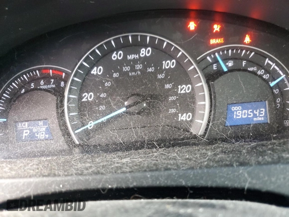 2013 Toyota Camry L with VIN 4T1BF1FK0DU239788, listed as a Copart auction lot 44190345 with 190,543 mi miles and Salvage Title. Bid and sale history available at DreamBid. Image 9.