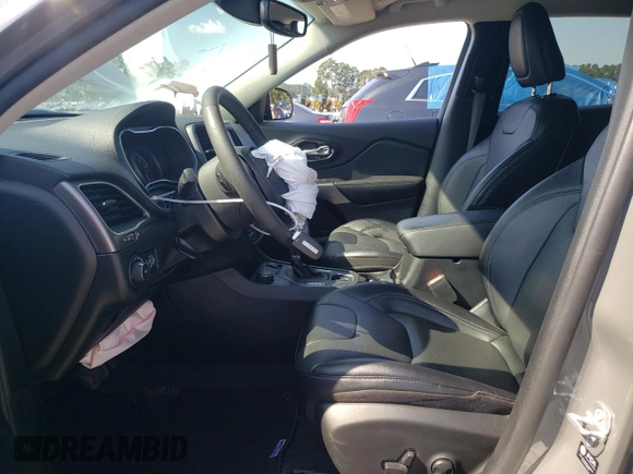 2022 Jeep Cherokee Latitude Lux with VIN 1C4PJMMN5ND546432, listed as a Copart auction lot 74704424 with 17,241 mi miles and Salvage title. Bid and sale history available at DreamBid. Image 7.
