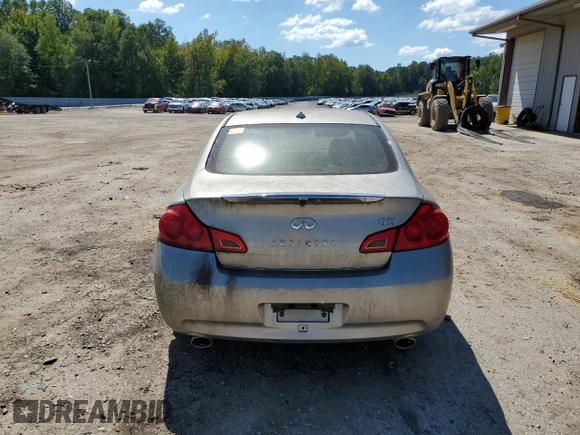 2008 Infiniti G35 with VIN JNKBV61E88M206032, listed as a Copart auction lot 72612354 with Not Provided miles and Clean Title. Bid and sale history available at DreamBid. Image 6.