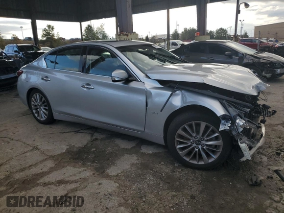 2020 Infiniti Q50 Pure z VIN JN1EV7AP8LM201544, wystawiony jako Copart lot #79871014 z przebiegiem 119 257 mil mil oraz Szkoda całkowita • Salvage title. Historia ofert i sprzedaży dostępna na DreamBid. Obrazek 4.