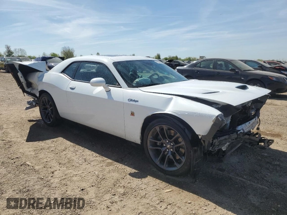 2023 Dodge Challenger R/T Scat Pack z VIN 2C3CDZFJ8PH542866, wystawiony jako Copart lot #56334295 z przebiegiem 23 886 mil mil oraz Szkoda całkowita • Salvage title. Historia ofert i sprzedaży dostępna na DreamBid. Obrazek 4.