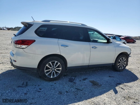 2013 Nissan Pathfinder SV with VIN 5N1AR2MN5DC661194, listed as a Copart auction lot 49689705 with 156,191 mi miles and Salvage Title. Bid and sale history available at carsss.com. Image 3.