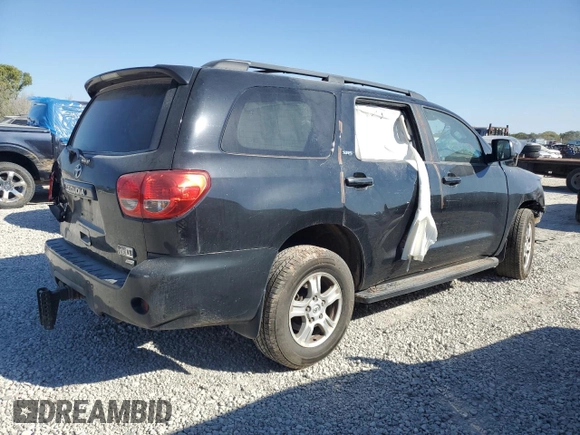 2013 Toyota Sequoia SR5 with VIN 5TDBW5G15DS080756, listed as a Copart auction lot 77538094 with 0 mi miles and Salvage Title. Bid and sale history available at carsss.com. Image 3.
