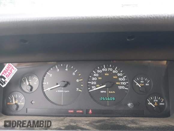 1996 Jeep Grand Cherokee Limited with VIN 1J4GZ78YXTC295872, listed as a IAAI auction lot 42339960 with 265,609 mi miles and . Bid and sale history available at DreamBid. Image 7.