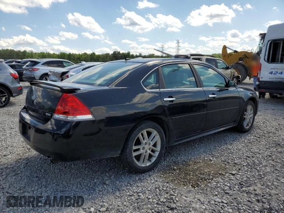 2014 Chevrolet Impala LTZ with VIN 2G1WC5E33E1164638, listed as a Copart auction lot 58699635 with 189,636 mi miles and Salvage title. Bid and sale history available at DreamBid. Image 3.
