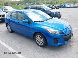 2012 Mazda Mazda3 i Touring with VIN JM1BL1L76C1607386, listed as a IAAI auction lot 42089052 with 183,339 mi miles. Bid and sale history available at carsss.com. Image 1.
