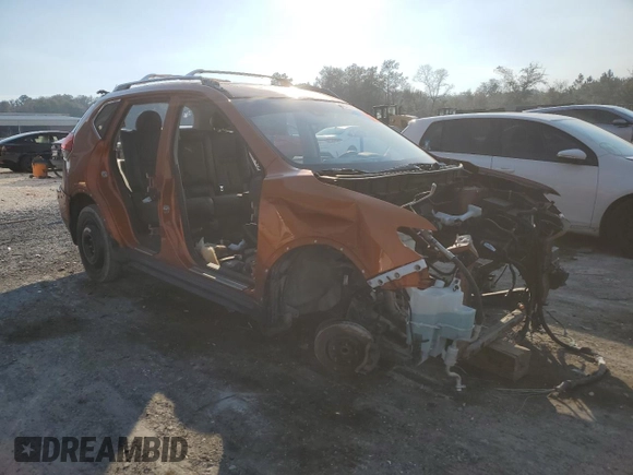 2017 Nissan Rogue SV with VIN 5N1AT2MT5HC845492, listed as a Copart auction lot 43033955 with 115,205 mi miles and Salvage Title. Bid and sale history available at carsss.com. Image 4.