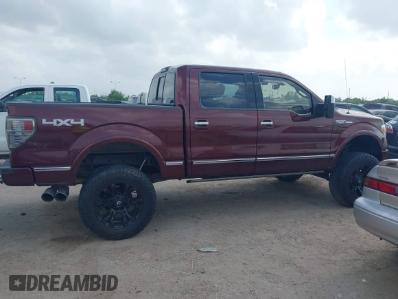 2009 Ford F-150 XL with VIN 1FTPW14V29FA03792, listed as a IAAI auction lot 41938651 with 158,621 mi miles. Bid and sale history available at carsss.com. Image 13.