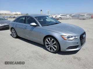2015 Audi A6 Premium Plus with VIN WAUGFAFCXFN021824, listed as a Copart auction lot 60576435 with 164,019 mi miles and Clean title. Bid and sale history available at DreamBid. Image 4.